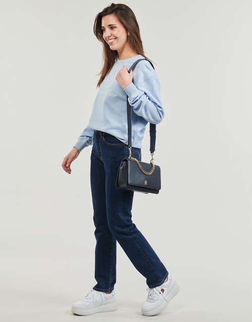 Tommy Hilfiger - REG FLAG SCRIPT CNK SWTSHRT - Bleu ciel