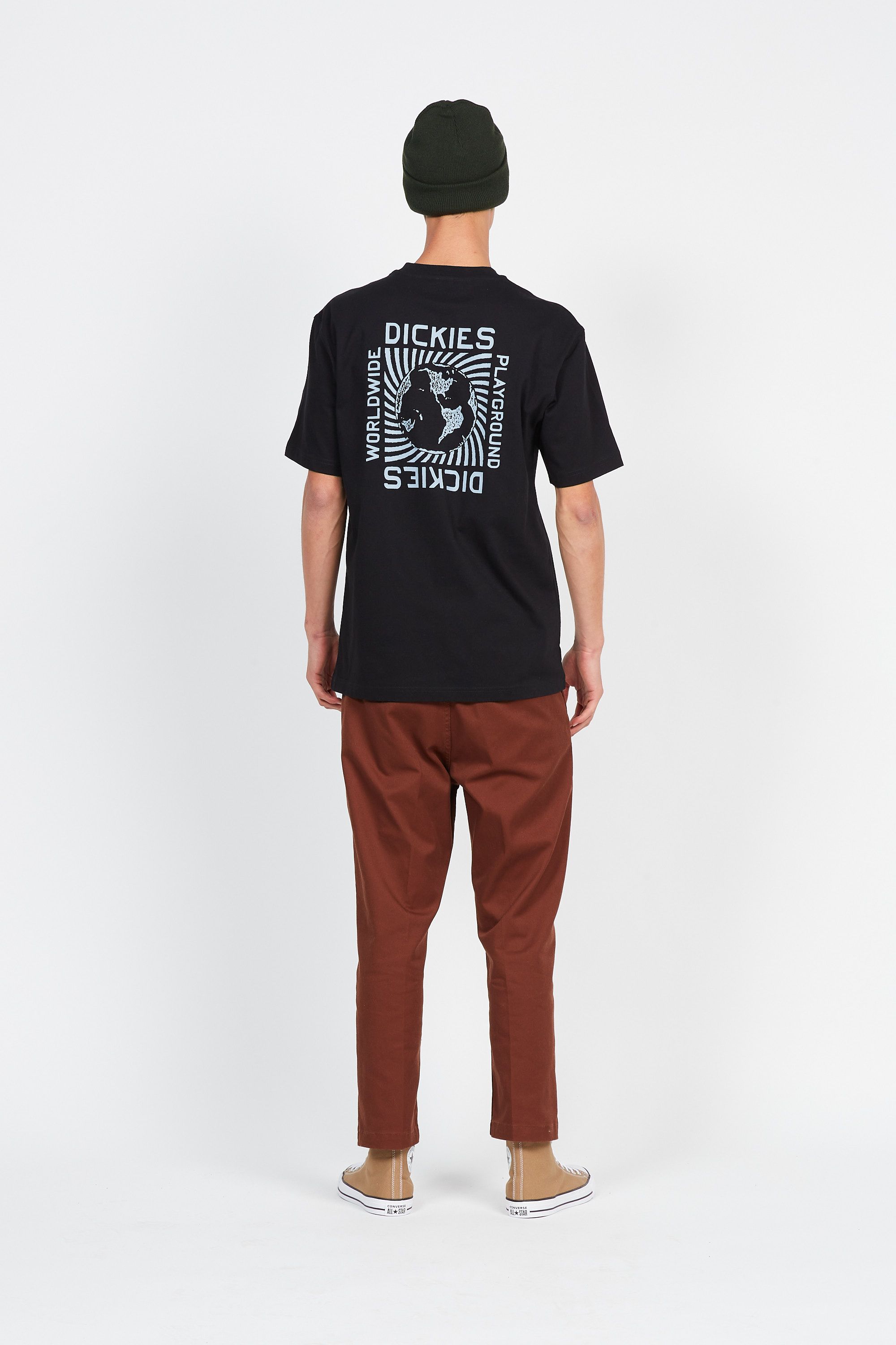 OBEY Pantalon STRAGGLER FLOODED Marron