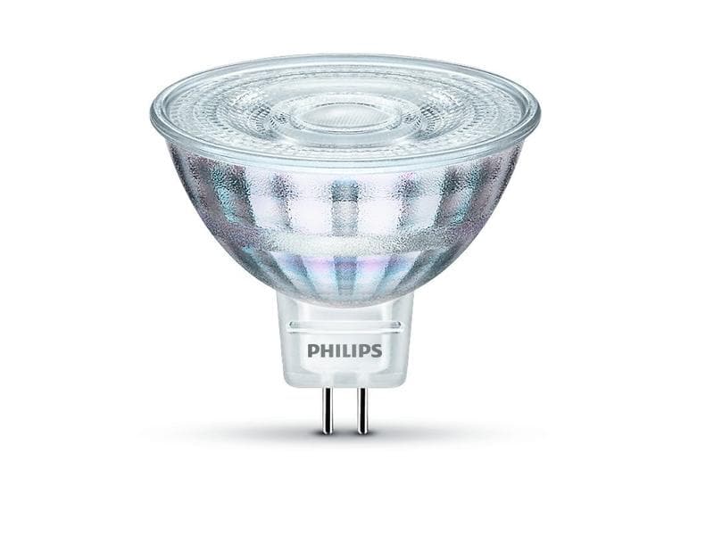 Philips Lampe 2.9 W (20 W) GU5.3 Warmweiss Warmweisses LED-Leuchtmittel MR16 mit mattem Glas