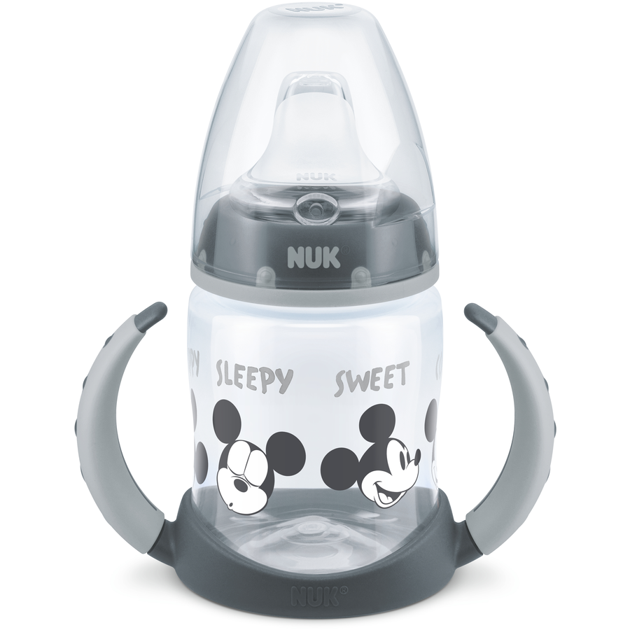 NUK Trinklernflasche First Choice Minnie Maus 150 ml, grau