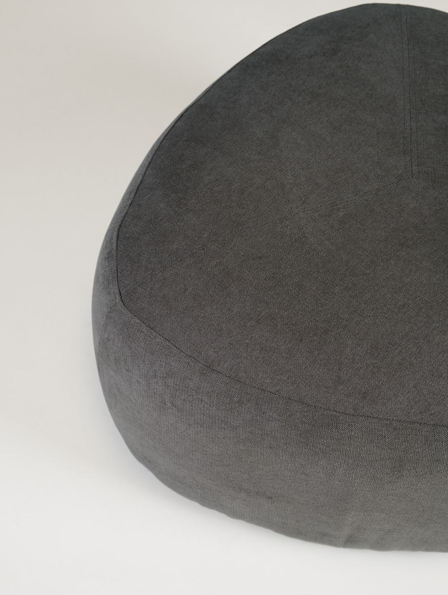 Puff brun - 65x65x38 cm