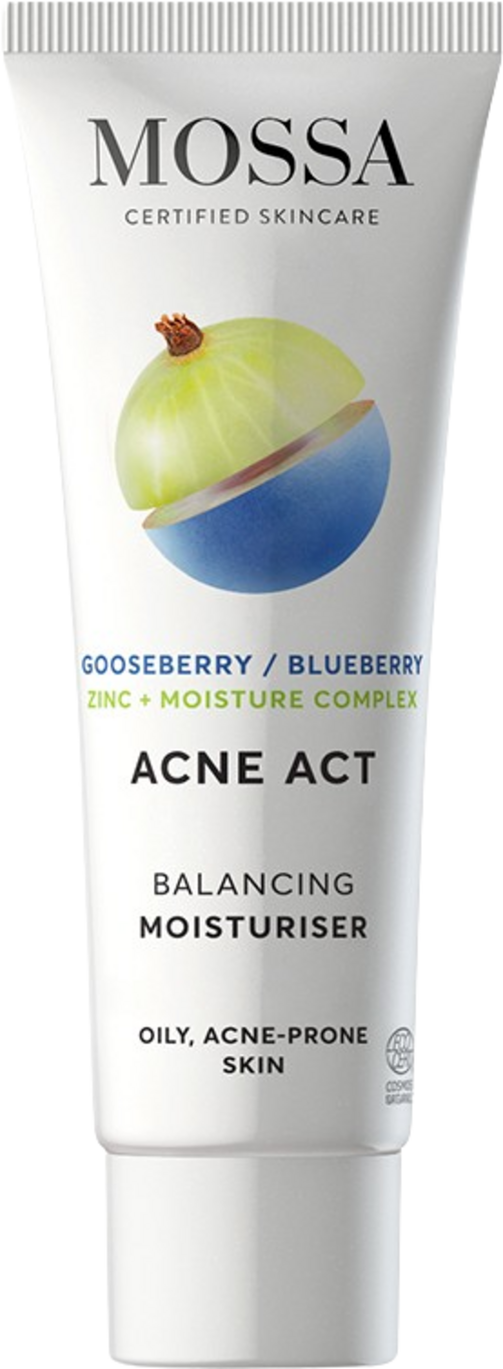 MOSSA  Acne Act Balancing Moisturiser, 50 ml