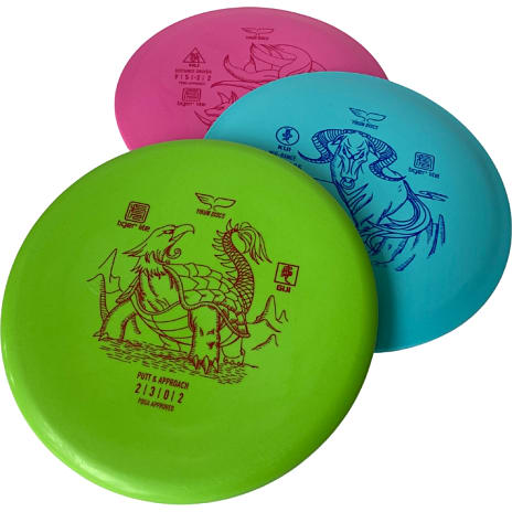 Yikun Disc golf sæt