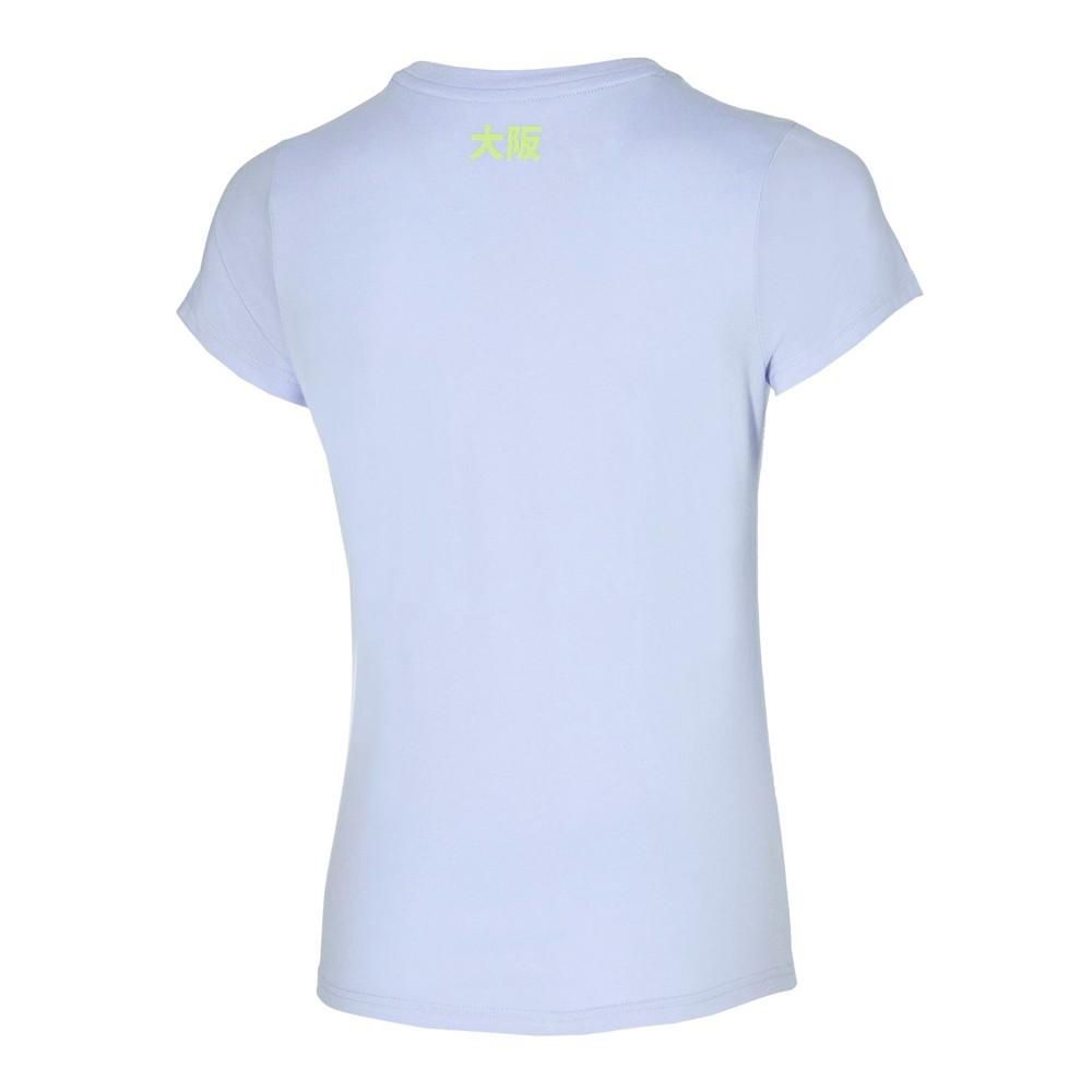 Mizuno T-shirt Bleu Femme technique Mizuno Athletic K2GA2202-03