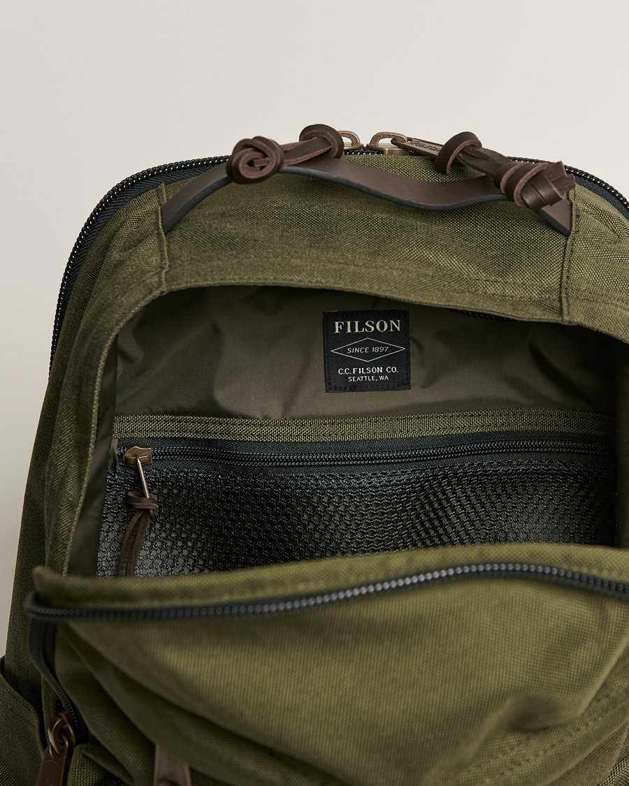 Filson Dryden Cordura Nylon Backpack Otter Green