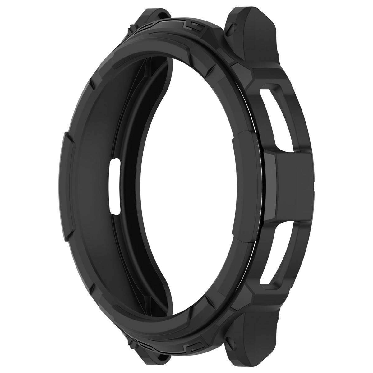 Armor Protective Case med roterbar ramme for Samsung Watch 6 Classic 43mm Sort