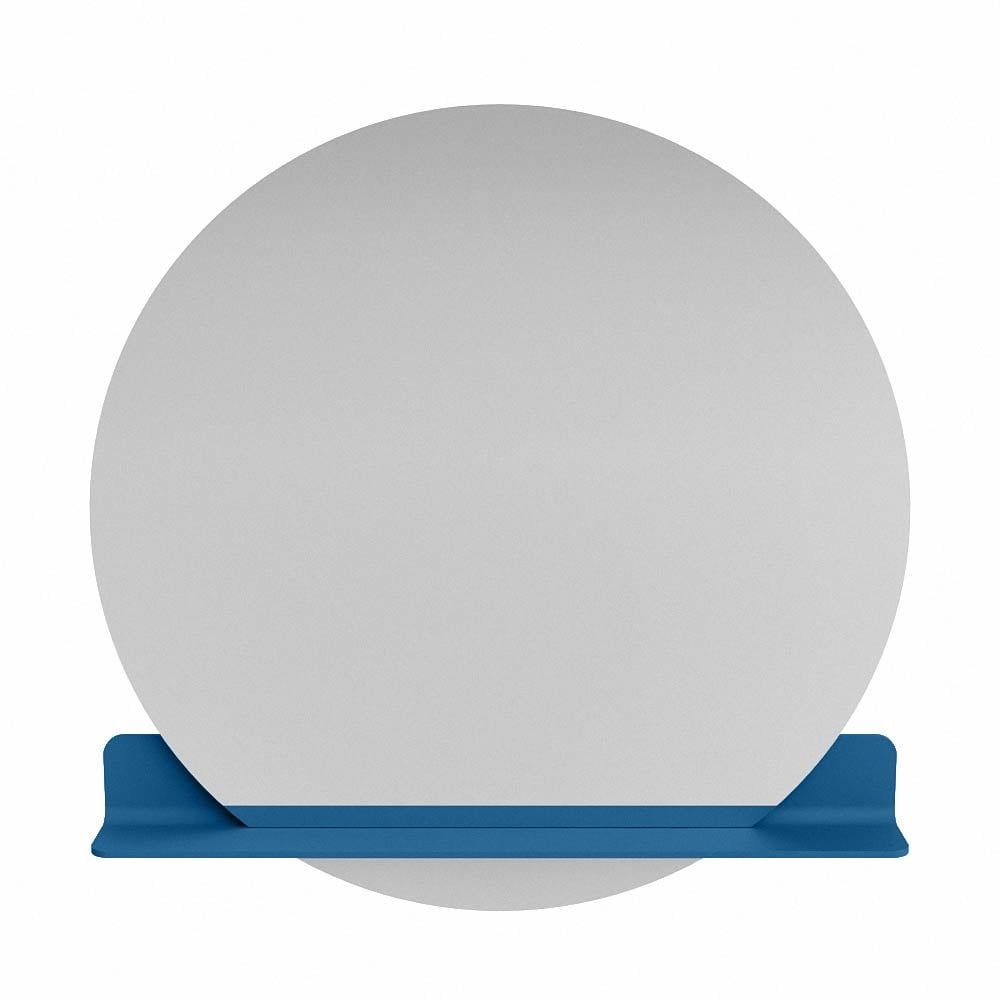 Mondiaz Spot spiegel rond Ø100cm met planchet jeans