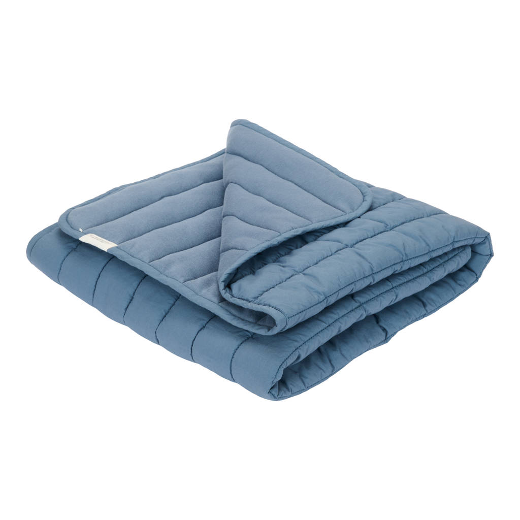 quilted ledikantdeken Dark Blue