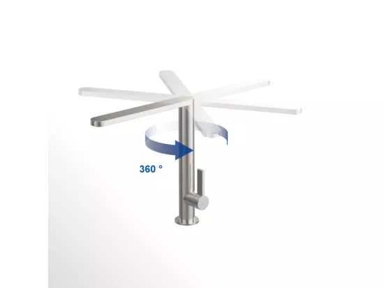 Robinet cuisine VILLEROY ET BOCH Finera or mat + nettoyant