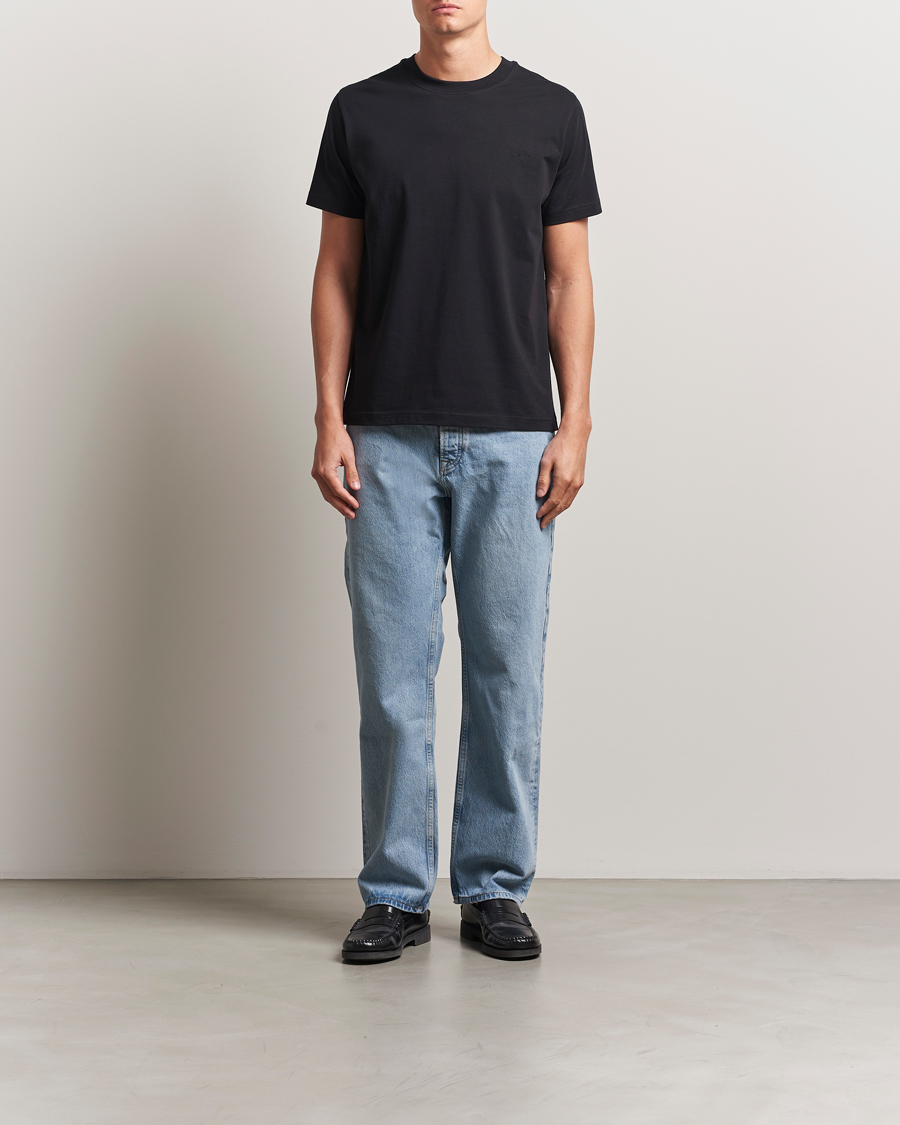 A.P.C. Embroidered APC T-Shirt Black