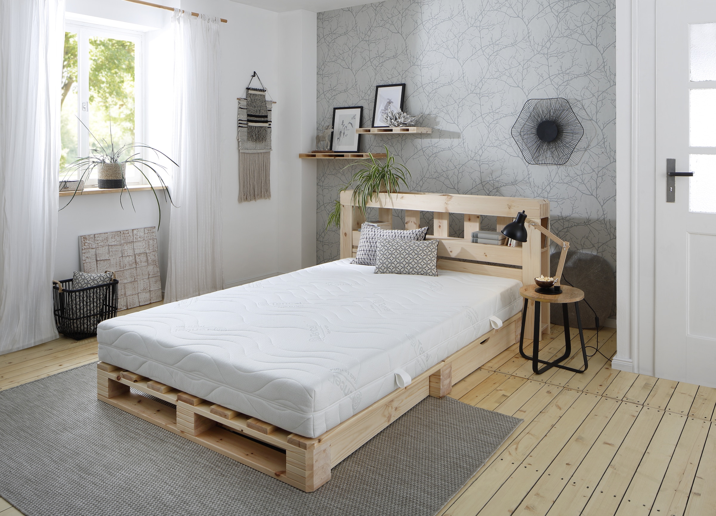 Älgdröm Hybridschaum-Matratze »Tornby, 90x200 cm, 140x200 cm & weitere Grössen« 21 cm hoch Raumgewicht: 39 kg/m³ 1 Stk. tlg. Wendematratzen H2+3/H3+4/H4+5, ergonomisch, atmungsaktiv