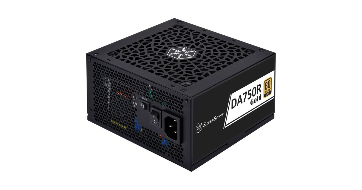 SilverStoneDA750R Gold modulaire 750 watt voeding   (Zwart, 4x PCIe, ATX3.0)
