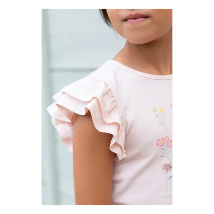 Tartine et Chocolat T-Shirt à Volants | Rose pâle
