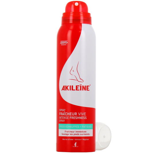 Akileine Spray fraîcheur vive - Pieds échauffés, fatigués