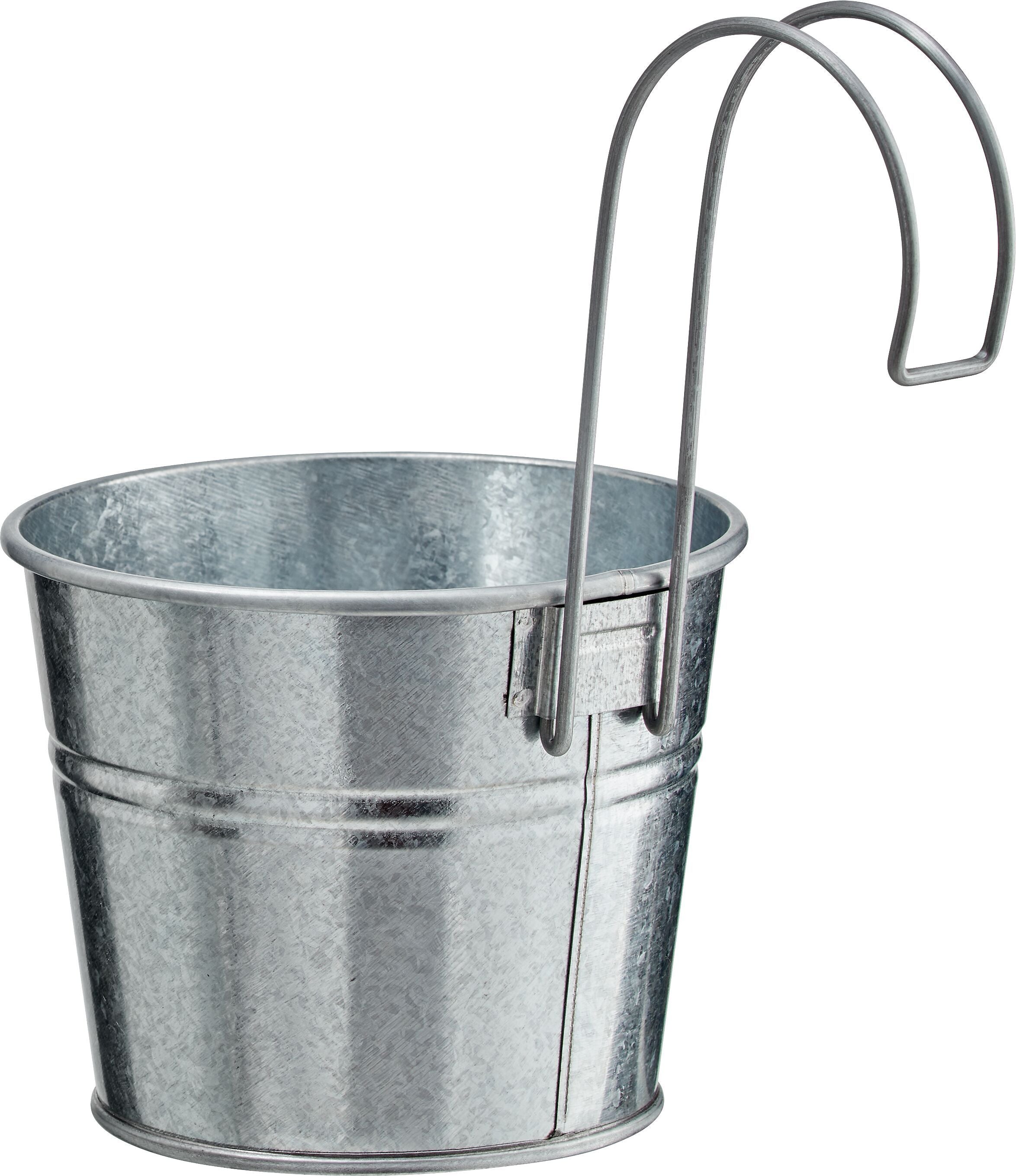 JANA Pflanzengefäss - Silber / B: 17.0 cm x H: 14.0 cm