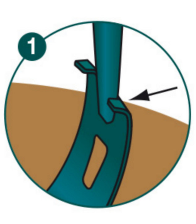 Binette trident EM Leborgne Naturovert
