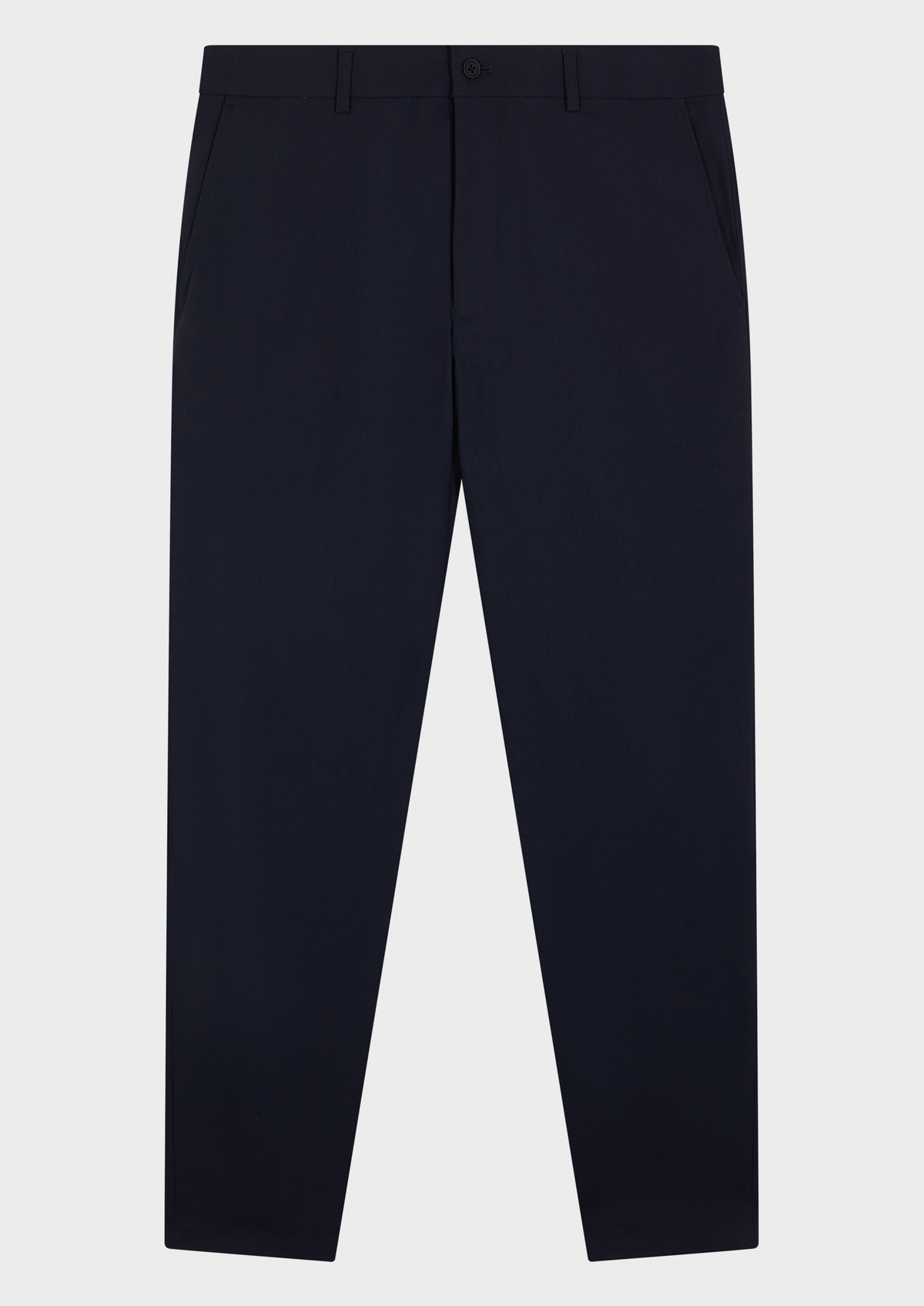 Chino Joueur slack skinny 7/8 uni bleu marine