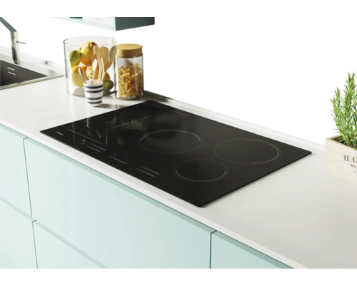 Frameloze Candy inductiekookplaat, 77 x 52 cm, 5 inductiekookzones, CIES55MCTT/1