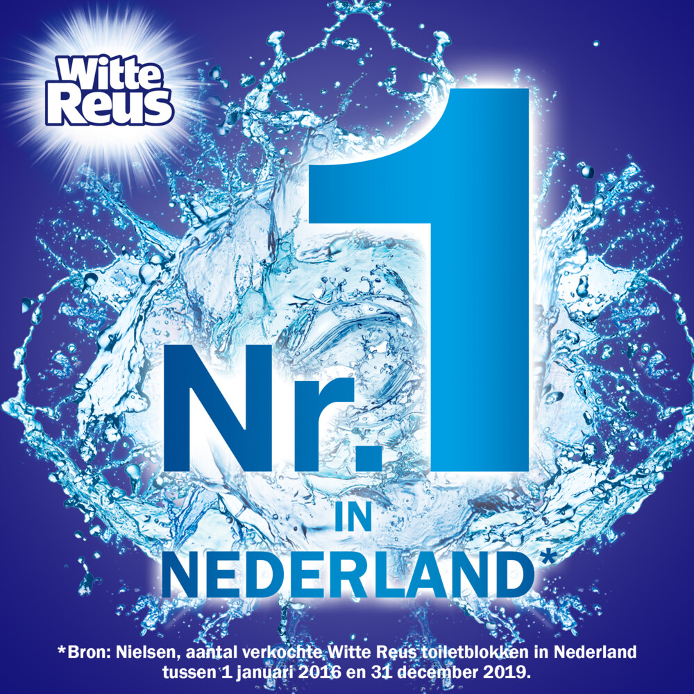 Witte Reus Toiletblok Blauw Actief Eucalyptus2 stuks