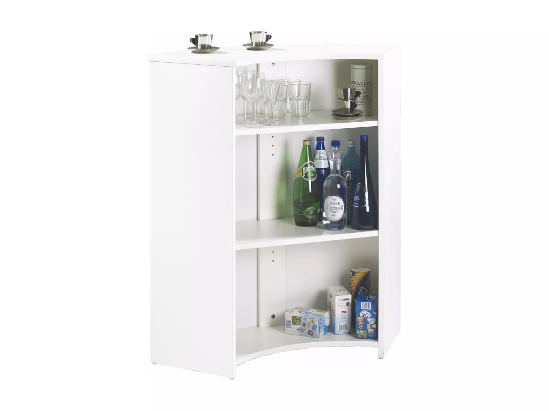 Comptoir de bar blanc Snack 96cm