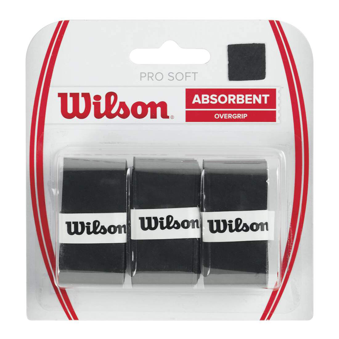 Wilson Soft Overgrip Pack De 3 - Noir