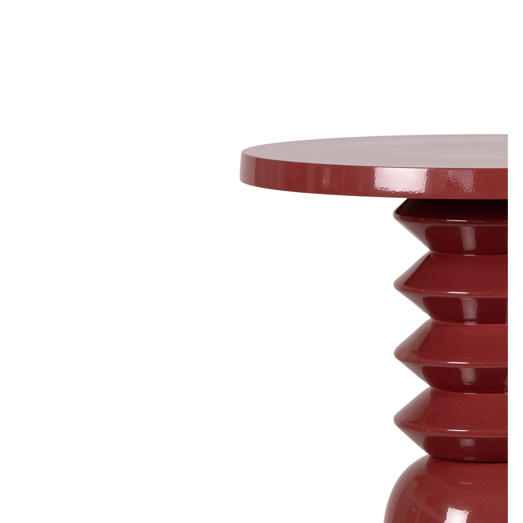 Bijzettafel Phoebe dark red