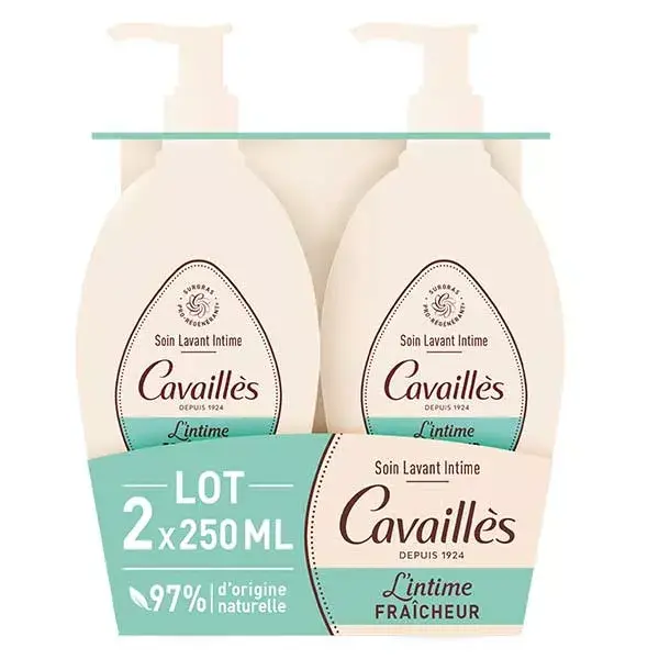 Rogé Cavailles Sabonete Íntimo Natural Frescor 2x250ml