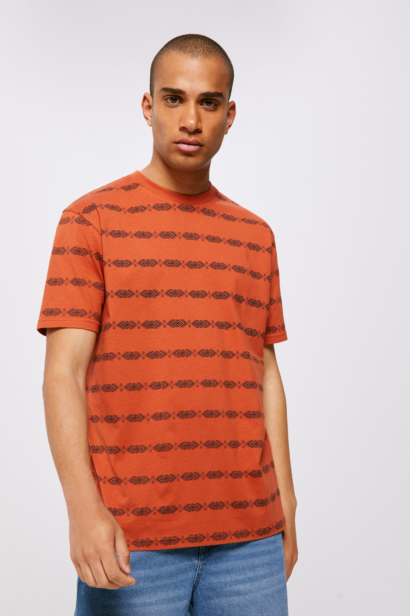 Camiseta Aop - laranja