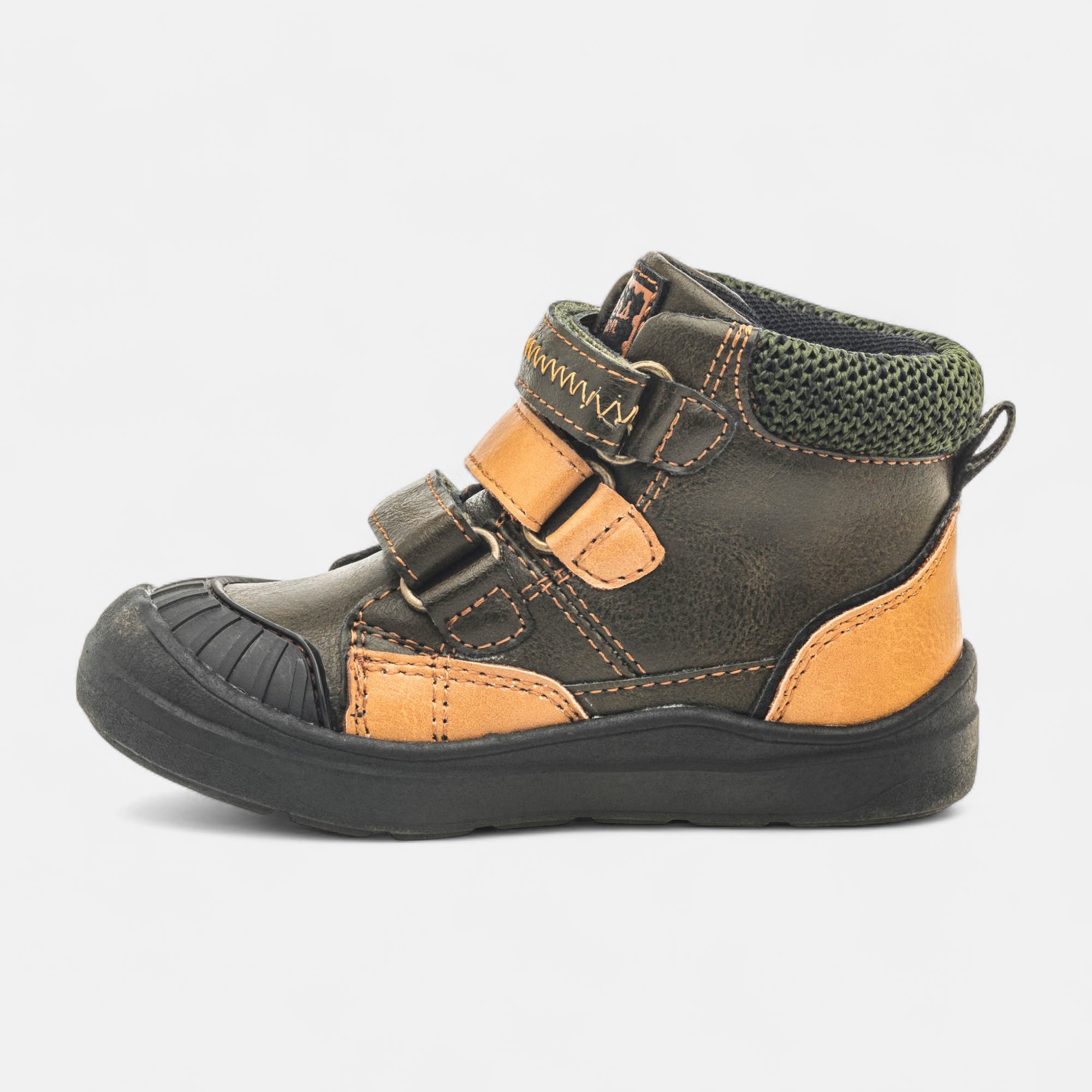 Baskets hautes Bébé garçon kaki