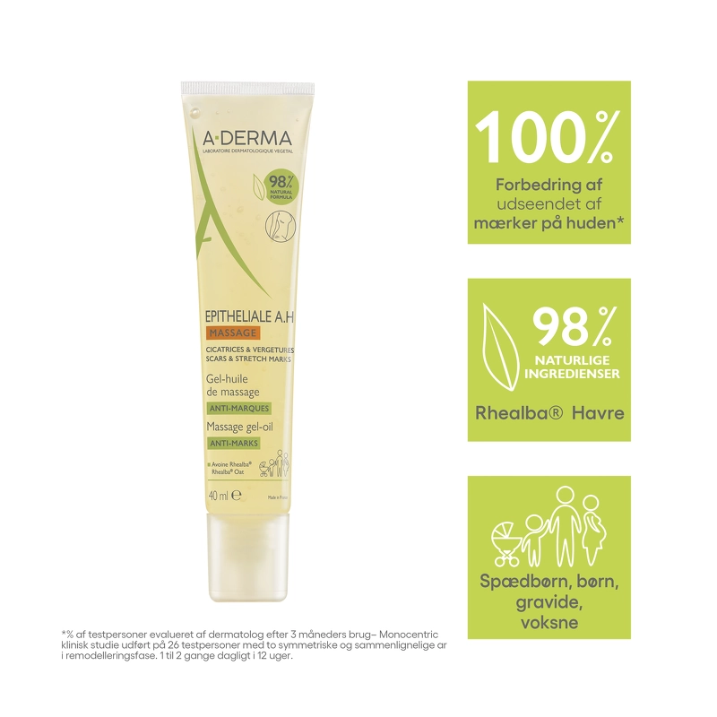 A-DERMA Epitheliale A.H. Duo Massage Gel-Oil 40 ml