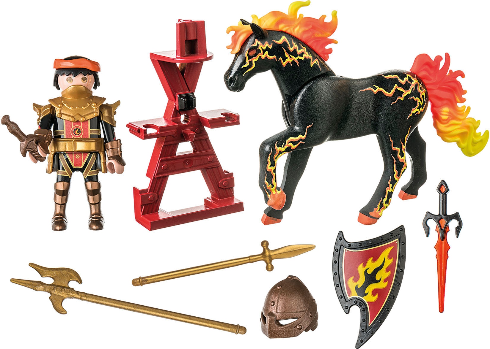 Playmobil® Konstruktions-Spielset »Burnham Raiders - Feuerritter (71213), Novelmore« Made in Europe