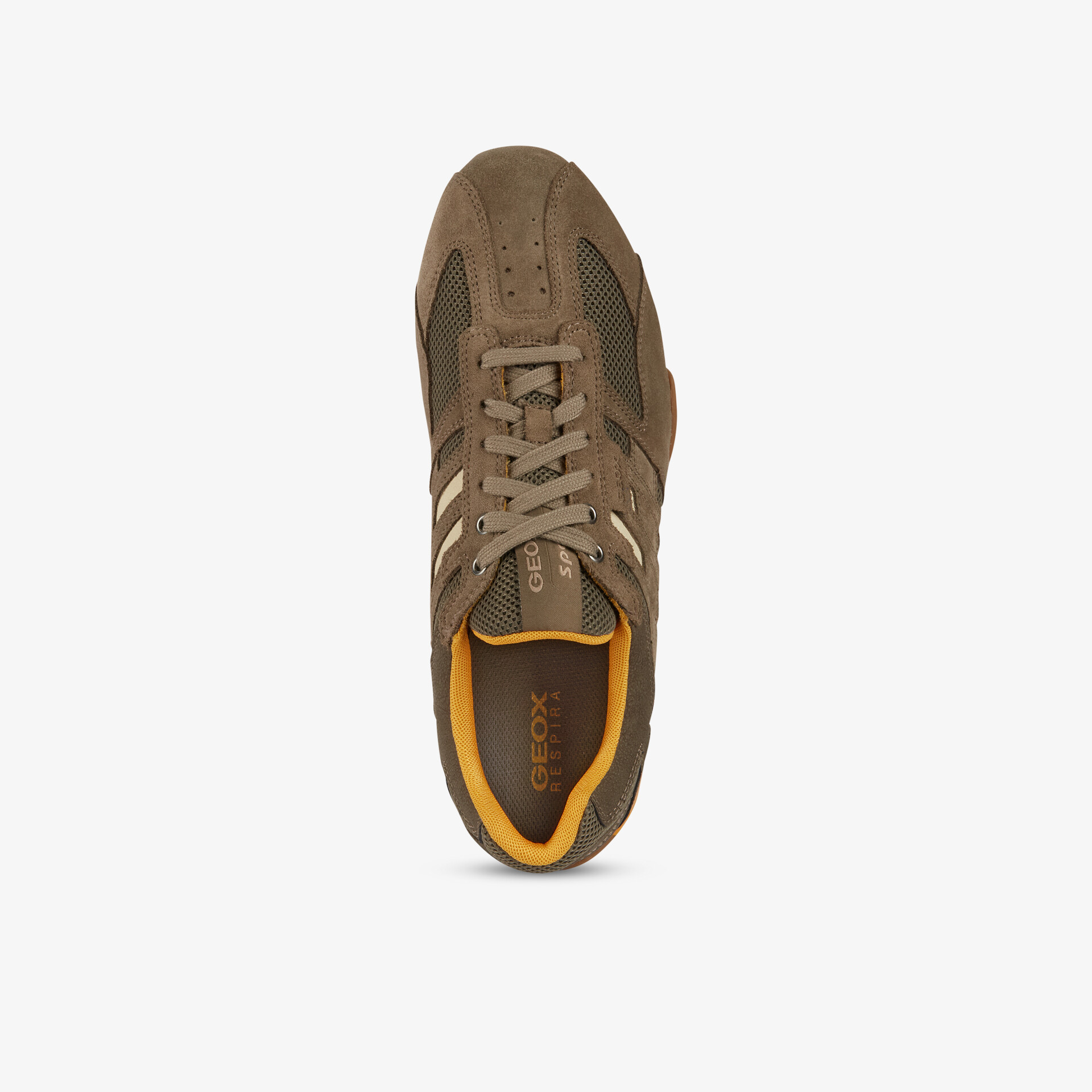 GEOX UOMO SNAKE Herren Schnürer beige