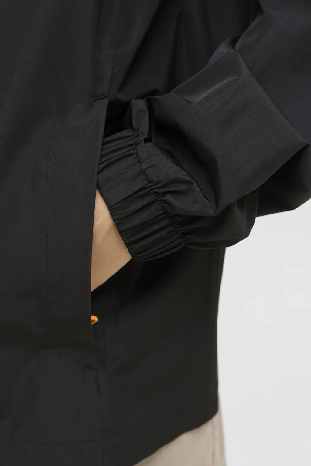 JACK & JONES JUNIOR regenjas zwart
