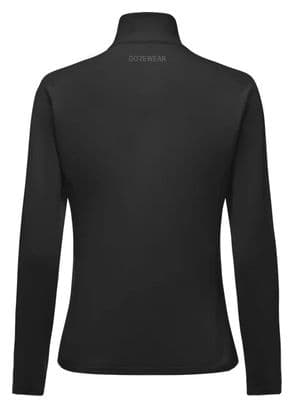 Maillot Manches Longues Femme Gore Wear 1/4 Zip Everyday Noir