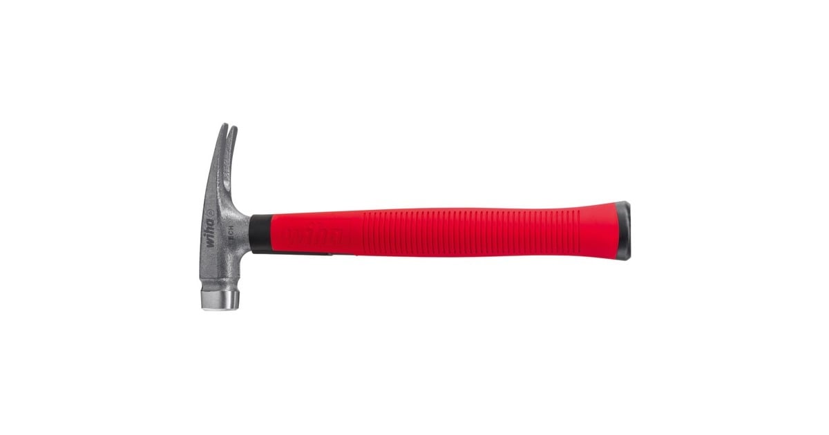 WihaElektrikerhammer hamer  (Rood)