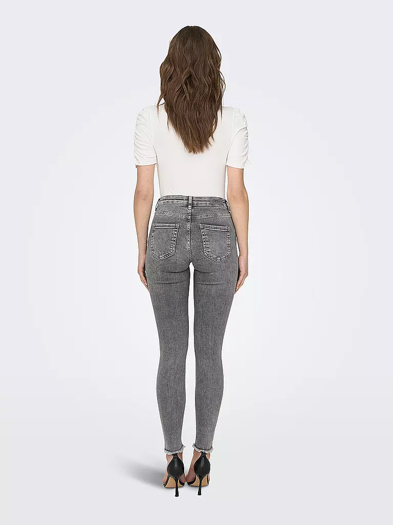 ONLY Jeans Skinny Fit 7/8 ONLBLUSH grau