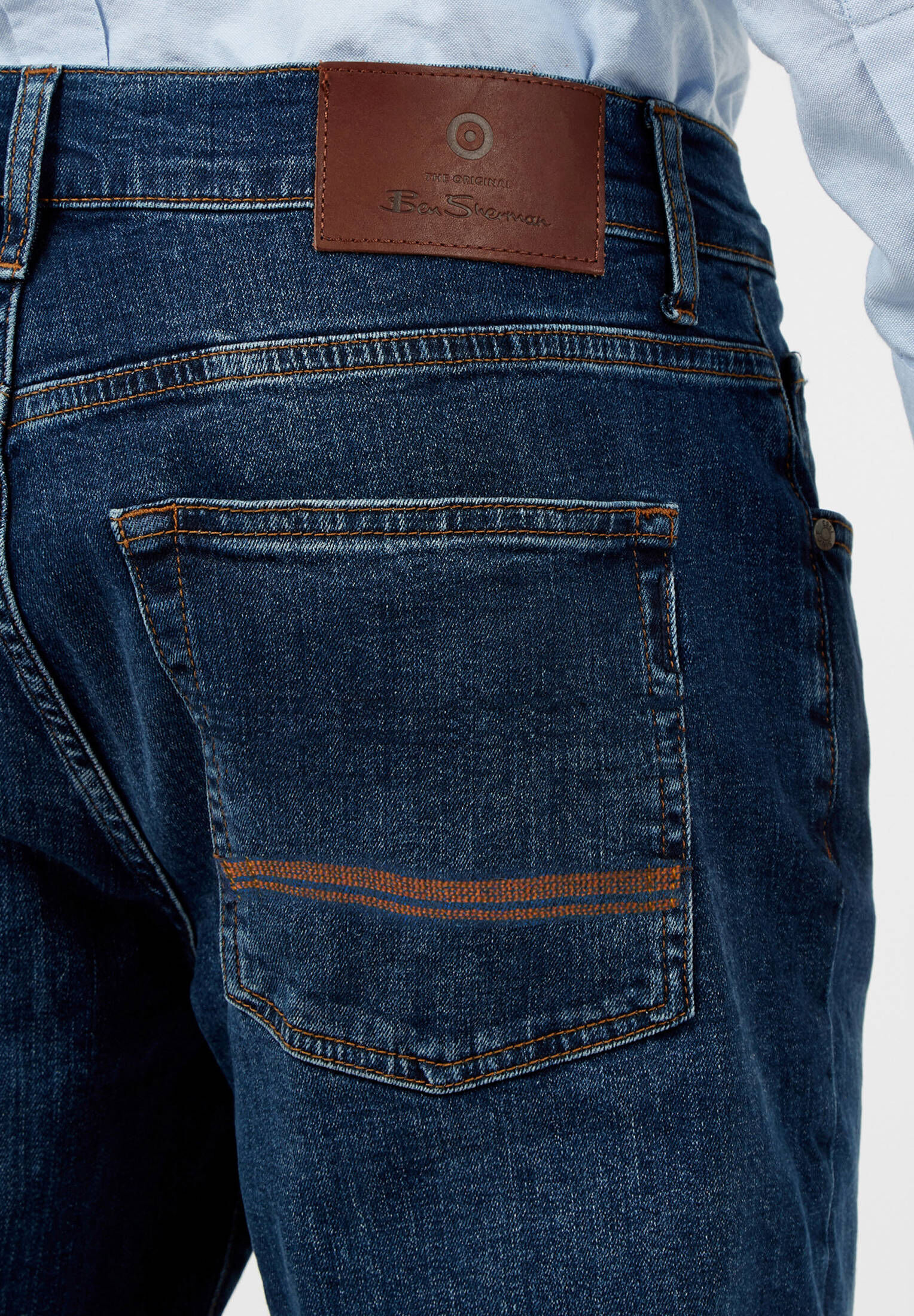 Ben Sherman| Herren Jeans Stonewash