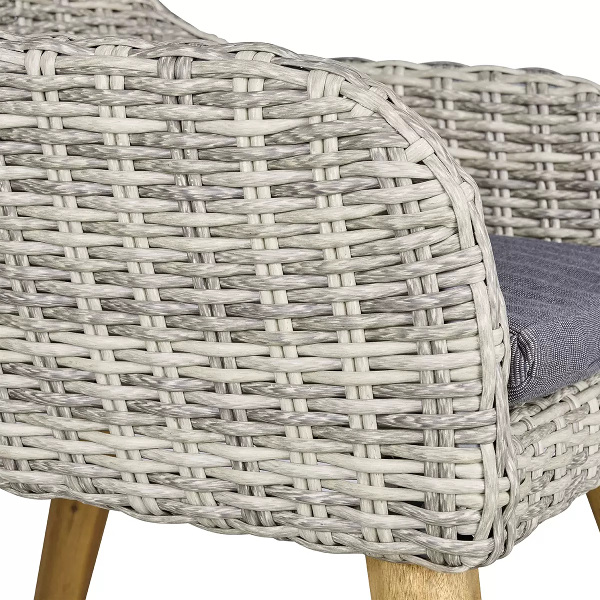 Beldano Gartengarnitur Oslo 7-teilig braun,hellbraun,natur