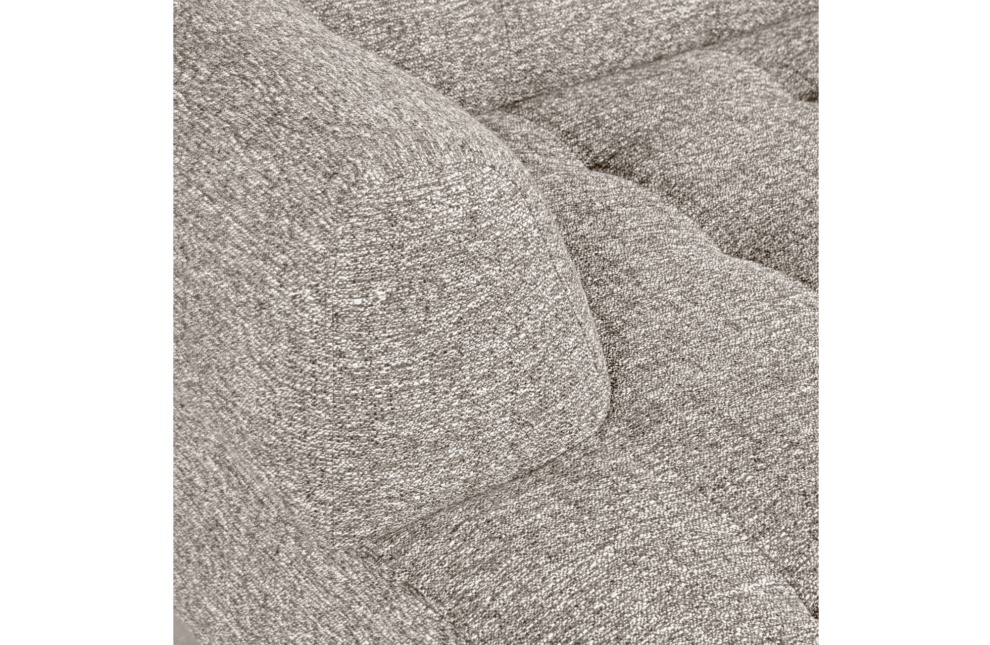 WOOOD 1,5-zits chaise longue met arm links Louis- Melange Louis 1,5-zits chaise longue met arm links Melange - Powder