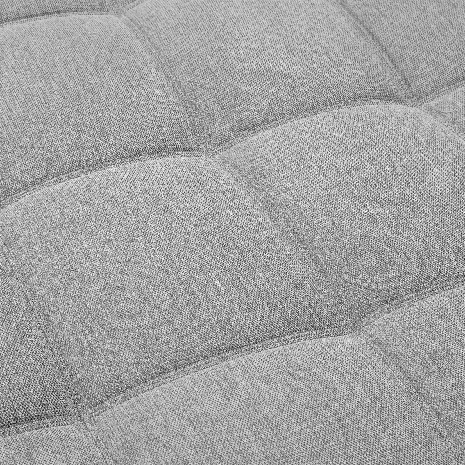 Ecksofa - grau-schwarz - beidseitig montierbar