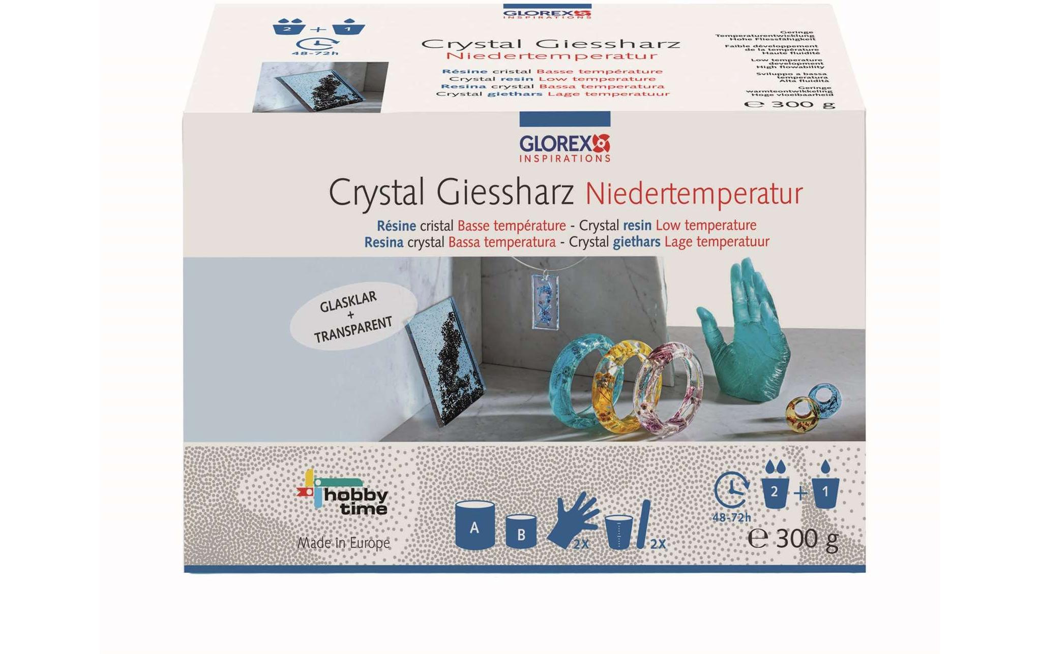 Giessharz Crystal Niedertemperatur 300gHochwertiger Crystal Giessharz
