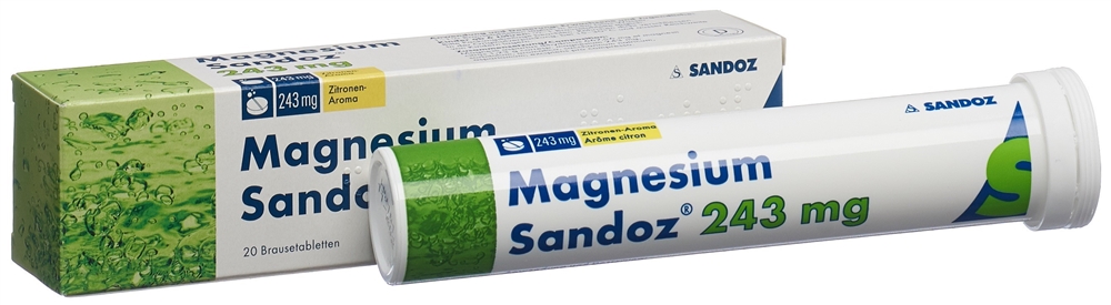 MAGNESIUM Sandoz<br>20 Stück, Dose, Brausetablette