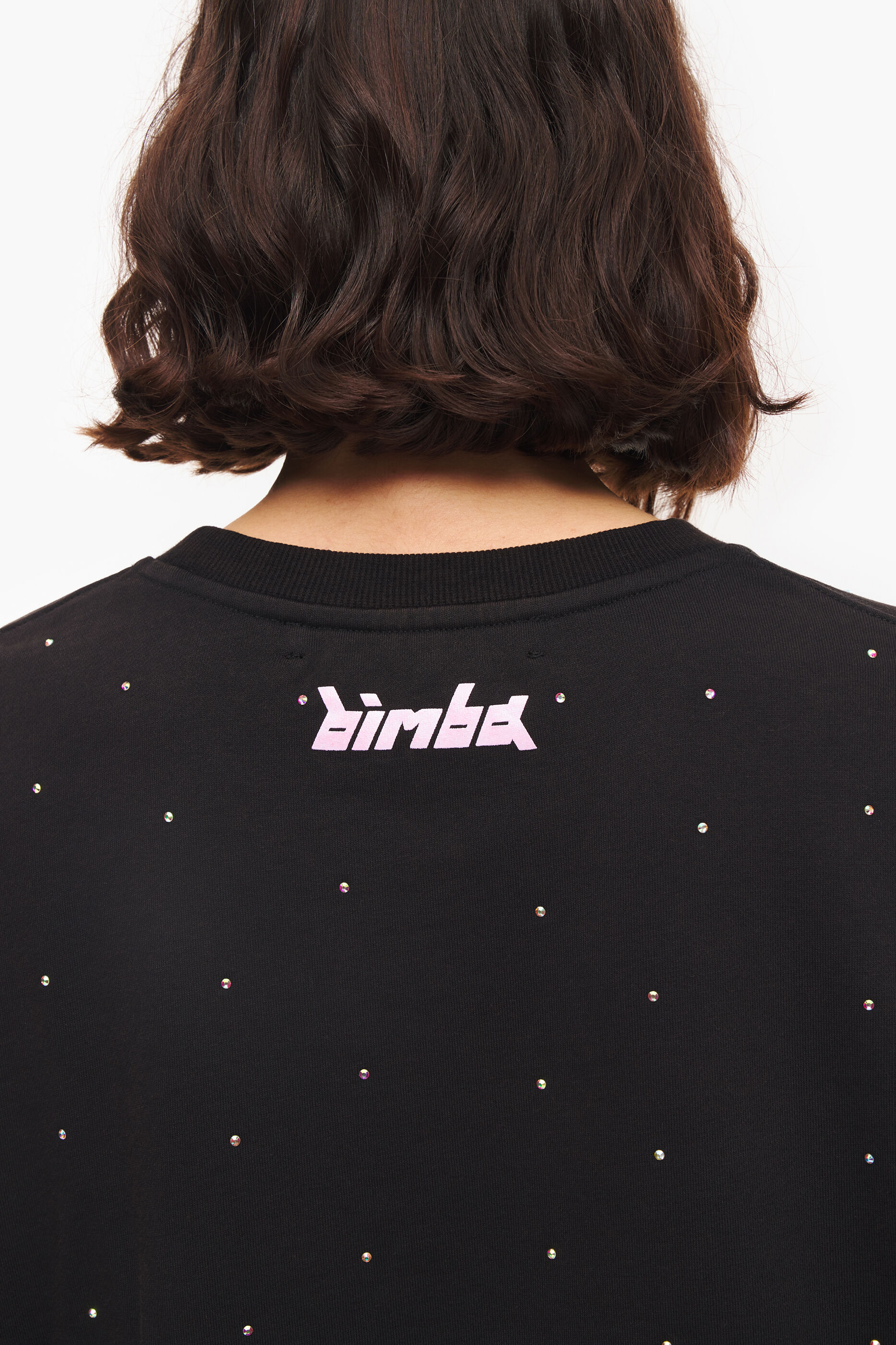 Moletom preto com glitter