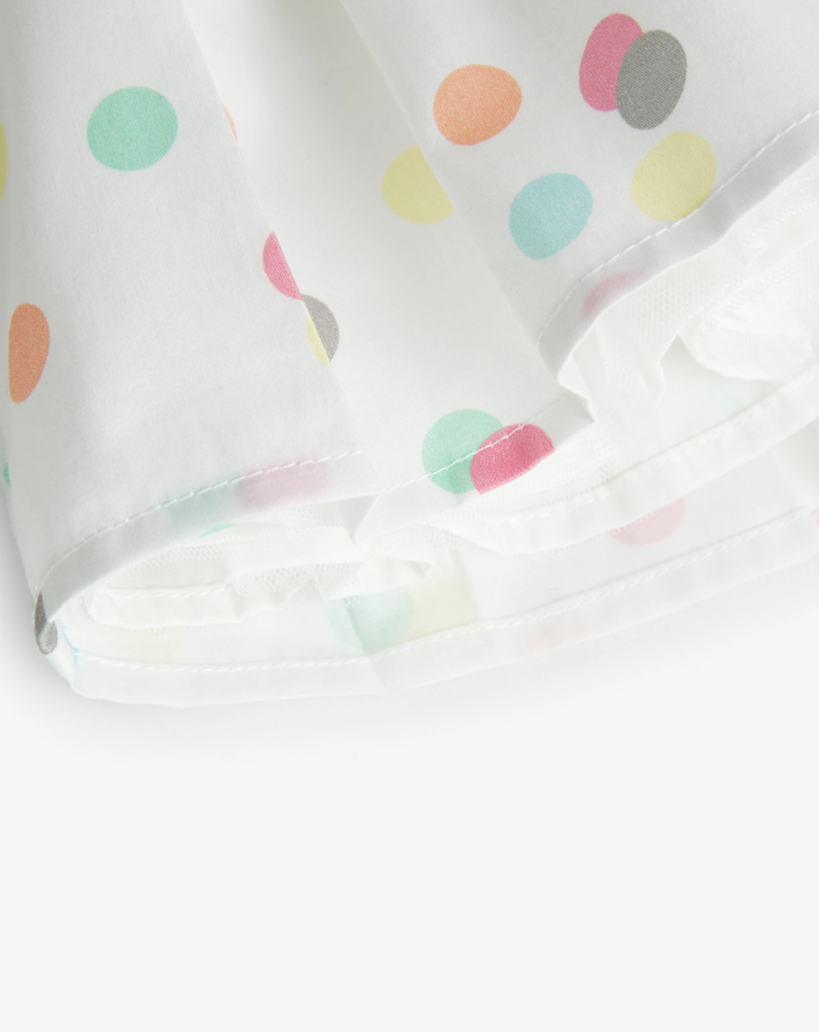 Kleid DOTS ärmellos in weiß