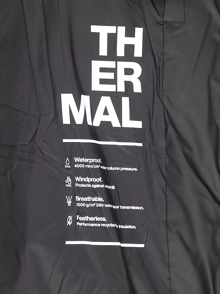RAINS Steppmantel ALTA LONGER PUFFER JACKET schwarz