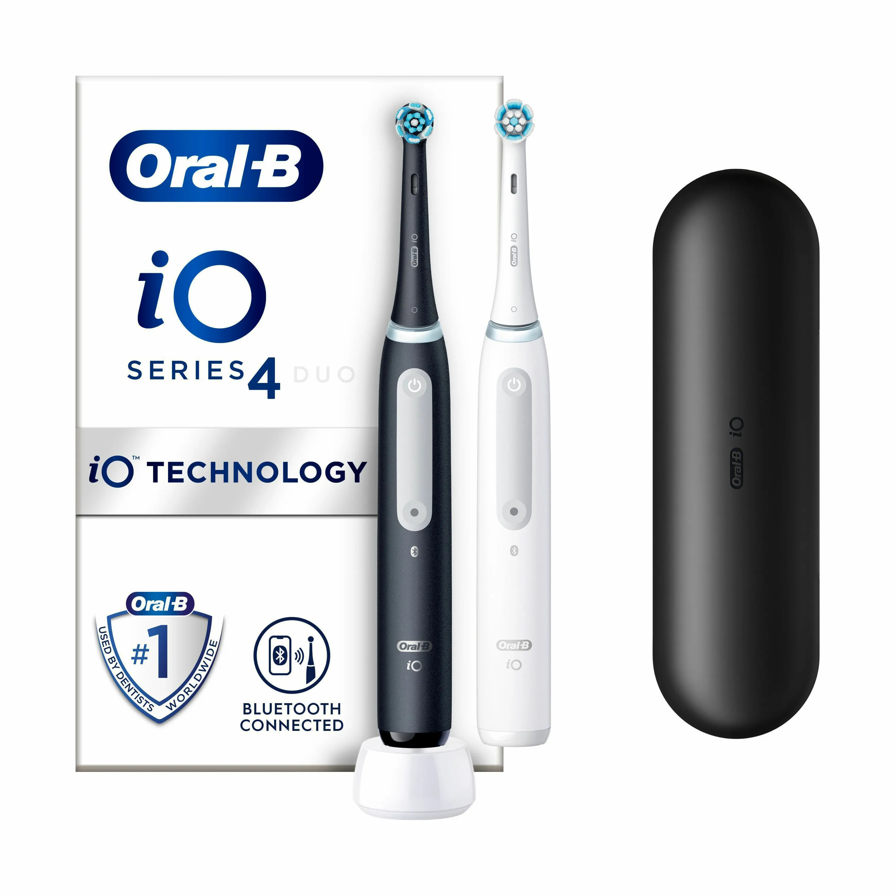 Oral-B iO 4 Elektrisk Tandbørste - 2 stk.
