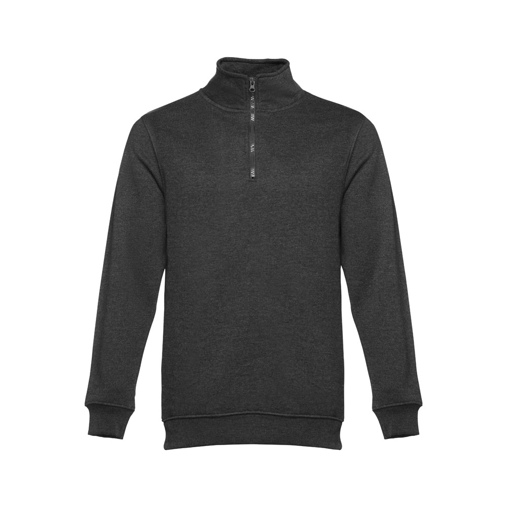 TH Clothes 30163 - Sweat-shirt col zippé unisexe