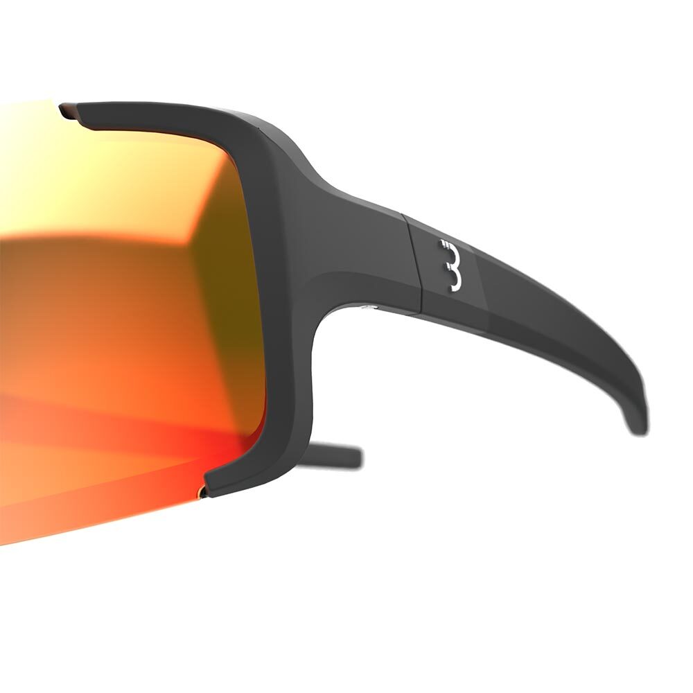 BBB Cycling BSG-69 Chester Sport Zonnebril MLC Rood/Oranje Lens Mat Zwart