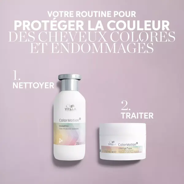 Wella Professionals ColorMotion Masque révélateur de couleur pour cheveux colorés et abîmés 75ml