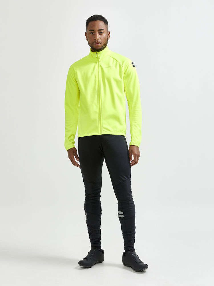 Craft Core Ideal 2.0 Fietsjack Geel Heren